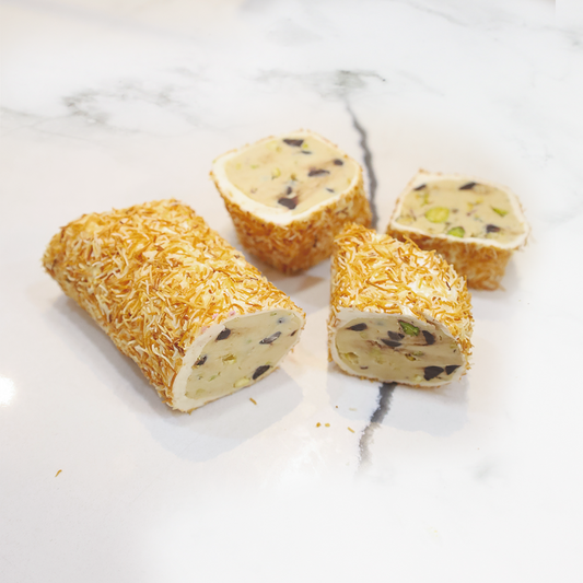 Kanefa Pistachio and Hazelnut Cream