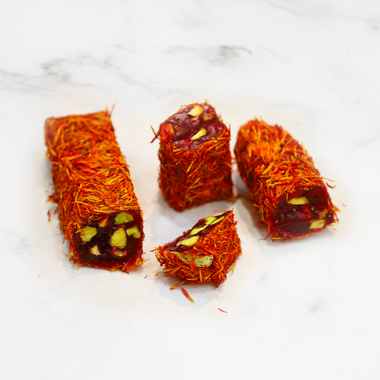 Saffron with Pomegranate and Pistachio