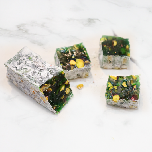 Sugar Coated Kiwi and Pistachio