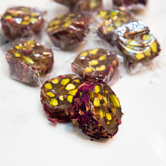 Rose Petals Pomegranate Pistachio