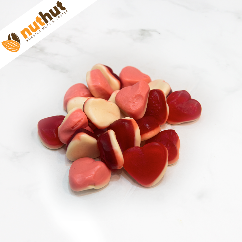 Halal Heart Gummies Nuthut Roasted Nuts & Coffee