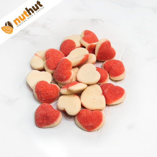 Halal Sugar Coated Heart Gummies