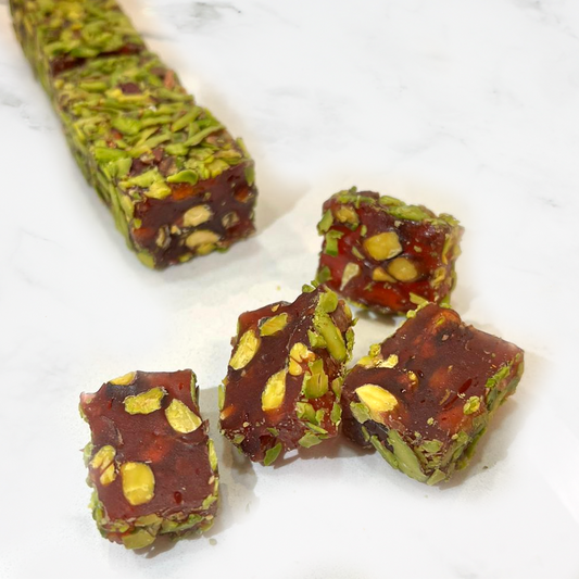 Sour Cherry Flavor With Pistachio Covered in Pistachio