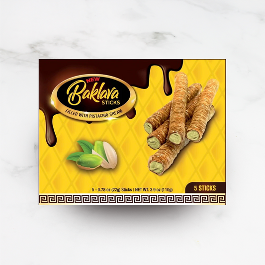 Baklava Sticks Filled with Pistachio Cream
