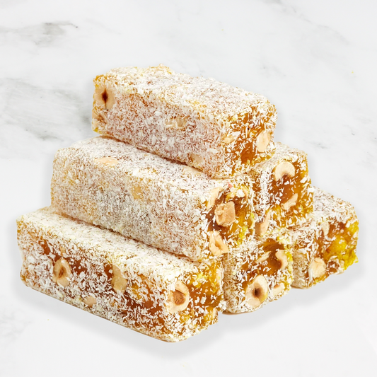 Coconut Covered Lemon & Hazelnut
