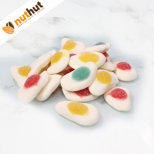 Halal Egg Shaped Gummies (Sugar Coated)