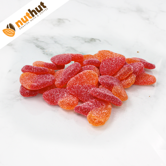 Halal Two-Tone Heart Gummies (Sugar Coated)