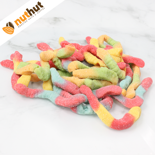 Halal Gummy Worms (Sugar Coated)